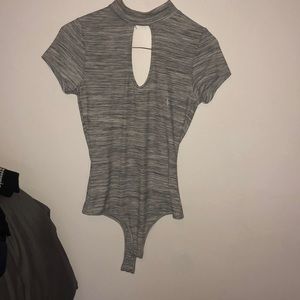 Heather Gray Body Suit